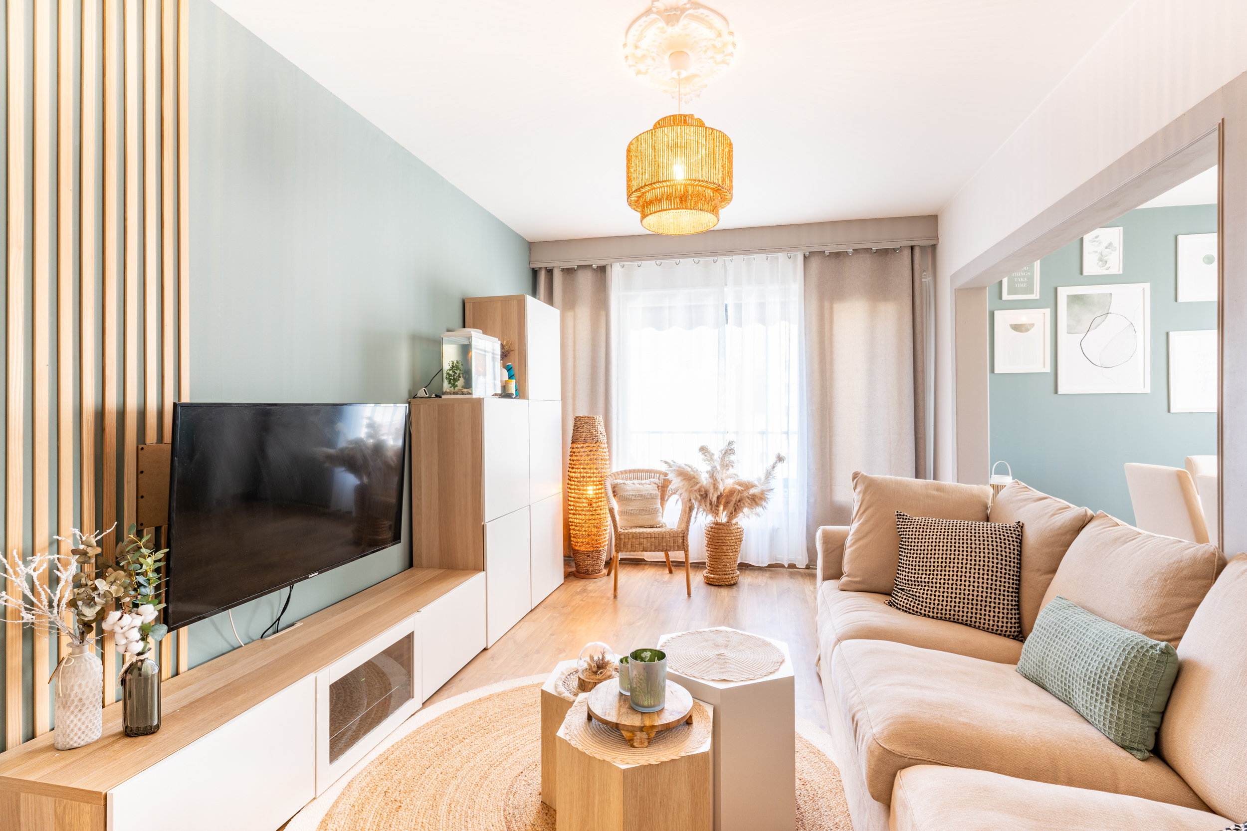 Séjour lumineux, appartement à Saint-Étienne (Bellevue)